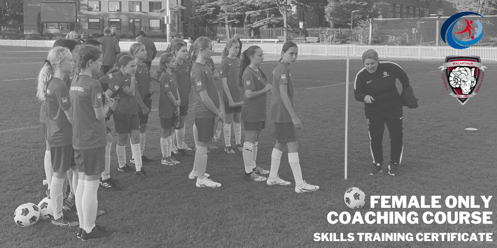 female only COACHING COURSE SKILLS TRAINING CERTIFICATE